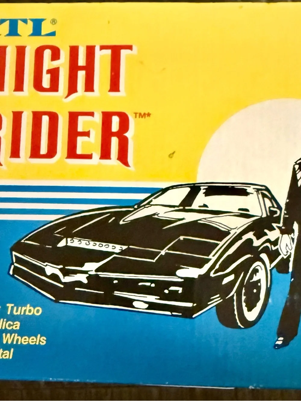 Night Rider Knight 2000 Die-Cast Kids Toy Car - Black